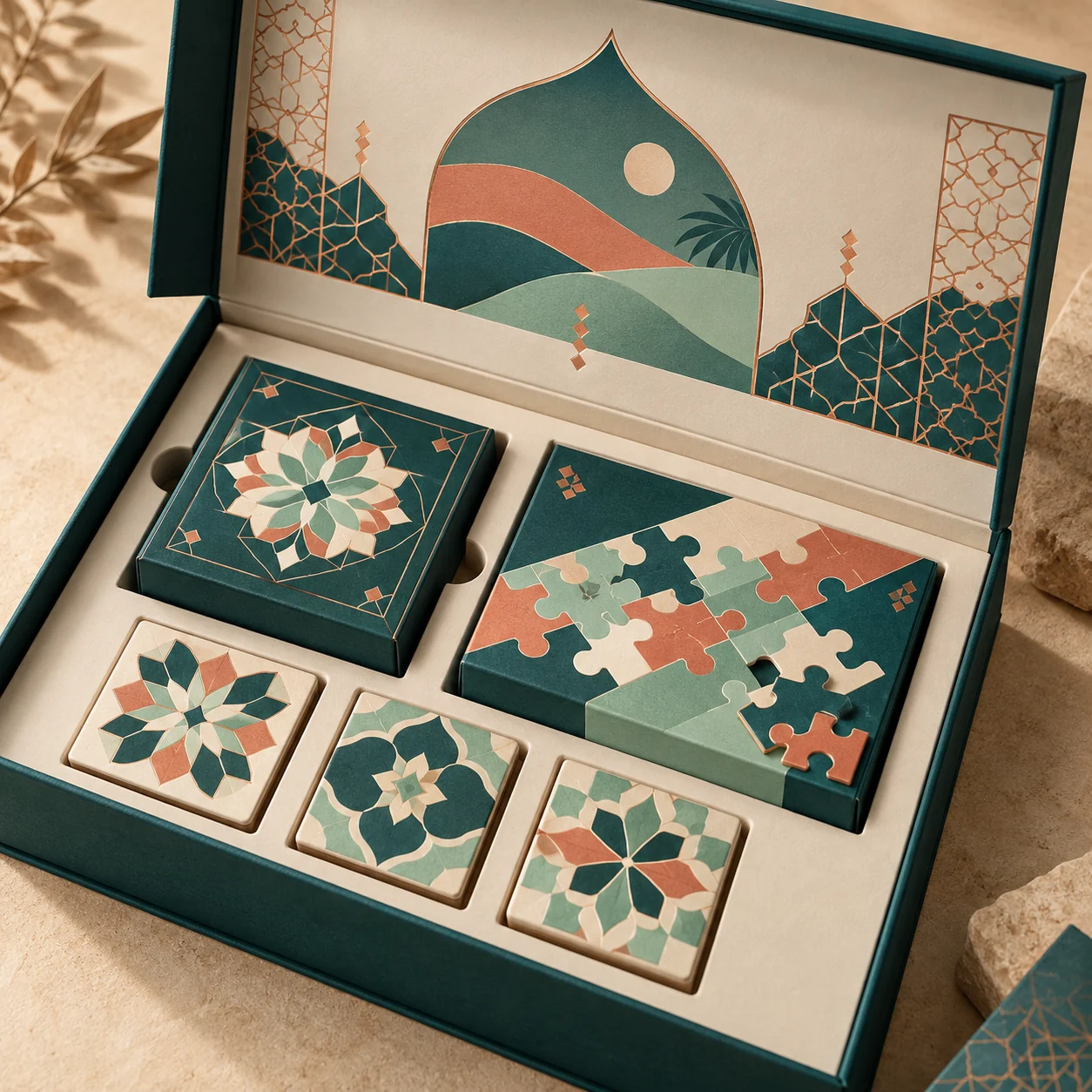 باقات ترحيب مؤسسية مع لعبة